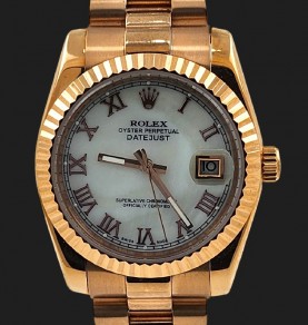 Rolex Lady Datejust RoseGold OysterPearl 36mm