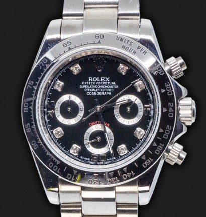 Rolex-Daytona Black Classic Diamonds