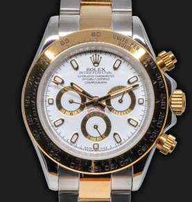 Rolex-Daytona White Classic Bicolour