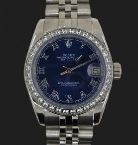 Rolex Datejust Lady Diamonds Blue 32mm