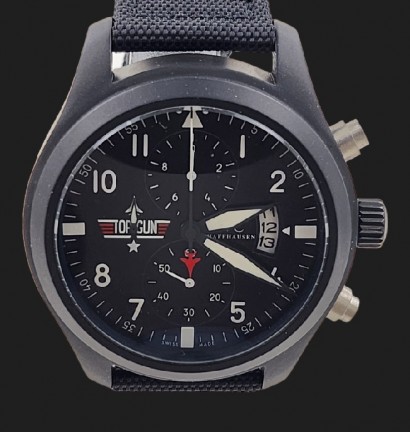 IWC Topgun Black - White Dial