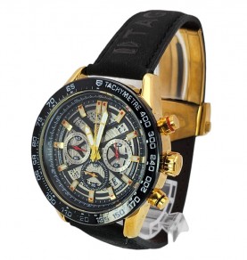 TAG Heuer Carrera Calibre 02 Skeleton Gold Leather